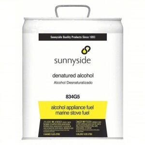 DESCRIPTION: (1) DENATURED ALCOHOL BRAND/MODEL: SUNNYSIDE #44ZU09 RETAIL$: 12 SIZE: 5 GALLON QTY: 1