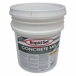 DESCRIPTION: (1) CONCRETE MIX BRAND/MODEL: RAPID SET #15F527 INFORMATION: GRAY COVERAGE 3 SQ FT @2IN RETAIL$: 59.7 SIZE: 60 LB QTY: 1