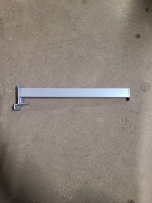 DESCRIPTION: (1) CASE OF (28) COMMERICAL HANGING BARS/ SHELF BRACKETS BRAND/MODEL: #91015651 RETAIL$: $6.00 EA SIZE: 12" QTY: 1