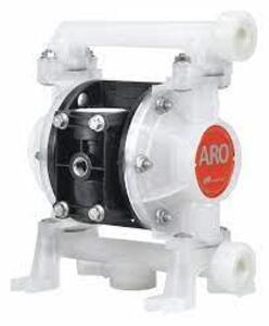 DESCRIPTION: (1) DOUBLE DIAPHRAGM PUMP BRAND/MODEL: ARO #2CAU2 RETAIL$: $916.28 EA SIZE: 3/8 IN INLET/OUTLET SIZE, NPT CONNECTION, 1/4 IN FNPT AIR INL