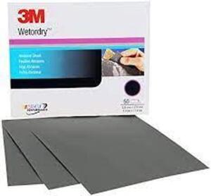 DESCRIPTION: (1) CASE OF (300) WETORDRY ABRASIVE SHEET BRAND/MODEL: 3M #82953 INFORMATION: P800 RETAIL$: $119.00 PER PACK SIZE: 4-7/16" X 4-7/16" QTY:
