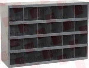 DESCRIPTION: (1) PIGEON HOLE BIN STORAGE BRAND/MODEL: DURHAM #356-95-MSC INFORMATION: GRAY RETAIL$: $261.00 EA SIZE: 24 BIN QTY: 1