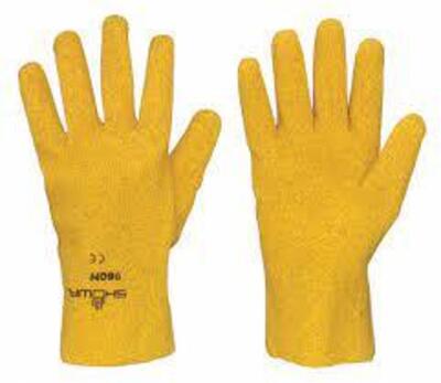 DESCRIPTION: (12) PAIRS OF (12) COATED GLOVES BRAND/MODEL: SHOWA #960L-10 INFORMATION: YELLOW RETAIL$: $60.00 EA SIZE: SIZE 10 QTY: 12