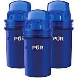 DESCRIPTION: (1) WATER PITCHER REPLACEMENT FILTER (3) PACK BRAND/MODEL: PUR RETAIL$: $17.98 EA QTY: 1