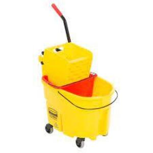 DESCRIPTION: (1) MOP BUCKET BRAND/MODEL: RUBBERMAID RETAIL$: $70.00 EA QTY: 1