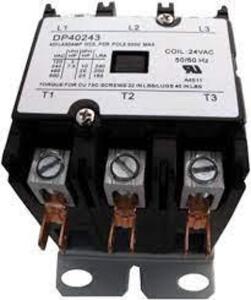 DESCRIPTION: (5) 3 POLE DEFINITE PURPOSE CONTACTOR BRAND/MODEL: SUPCO #DP40243 RETAIL$: $18.46 EA QTY: 5