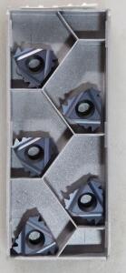 DESCRIPTION: (15) 22ER 8 ABUT CARBIDE LAYDOWN THREADING INSERTS BRAND/MODEL: ISCAR 22ER 8 ABUT IC908 RETAIL$: $ 49.60 PER INSERT QTY: 15