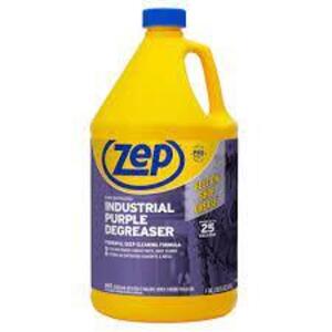 DESCRIPTION: (2) INDUSTRIAL PURPLE DEGREASER BRAND/MODEL: ZEP RETAIL$: $12.98 EA SIZE: 1 GALLON QTY: 2