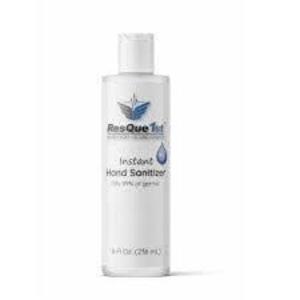 DESCRIPTION: (8) HAND SANITIZER BRAND/MODEL: RESQUE 1ST #60EG20 RETAIL$: $5.37 EA SIZE: 4 OZ QTY: 8