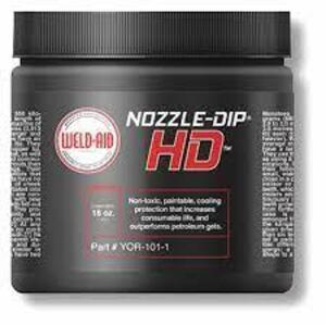 DESCRIPTION: (4) HEAVY DUTY NOZZLE DIP GEL BRAND/MODEL: WELD AID #24A412 RETAIL$: 9.6 SIZE: 16 OZ QTY: 4