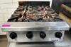 GARLAND 24" X 32" COUNTER TOP FOUR BURNER GAS RANGE