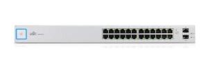 DESCRIPTION (1) UBIQUITI NETWORKS MANAGED GIGABIT SWITCH BRAND/MODEL US-24 ADDITIONAL INFORMATION 24-PORTS/52 GB-S SWITCHING CAPACITY/RETAILS AT $199.