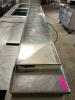 DESCRIPTION: 9' X 12" STAINLESS WALL SHELF W/ BRACKETS SIZE 9' X 12" LOCATION: BAY 6 QTY: 1