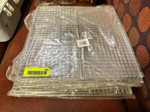 DESCRIPTION: (4) 12" X 12" WIRE COOLING PANS ( NEW ) SIZE 12" X 12" LOCATION: BAY 6 THIS LOT IS: SOLD BY THE PIECE QTY: 4