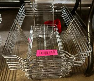 DESCRIPTION: (6) FULL SIZE WIRE CHAFFER STANDS LOCATION: BAY 6 THIS LOT IS: SOLD BY THE PIECE QTY: 6