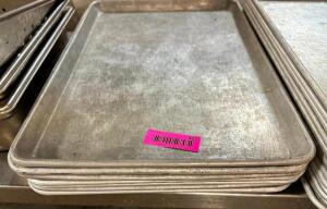 DESCRIPTION: (6) HALF SIZE SHEET PANS LOCATION: BAY 6 THIS LOT IS: SOLD BY THE PIECE QTY: 6