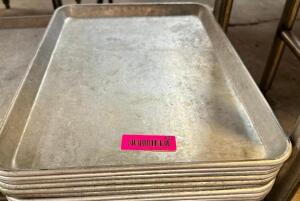 DESCRIPTION: (6) HALF SIZE SHEET PANS LOCATION: BAY 6 THIS LOT IS: SOLD BY THE PIECE QTY: 6