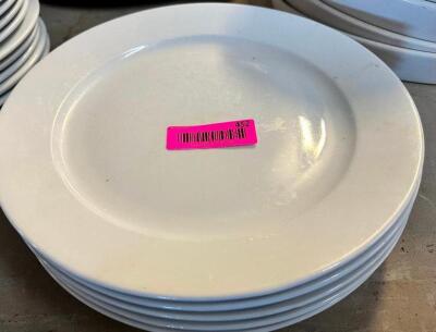 DESCRIPTION: (5) 12" CHINA PLATES SIZE 12" LOCATION: BAY 6 THIS LOT IS: SOLD BY THE PIECE QTY: 5