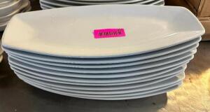 DESCRIPTION: (12) 16" CHINA PLATTERS SIZE 16" LOCATION: BAY 6 THIS LOT IS: SOLD BY THE PIECE QTY: 12