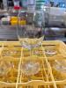 DESCRIPTION: (16) WINE GLASSES. SOLD WITH GLASS RACK LOCATION: BAY 6 THIS LOT IS: SOLD BY THE PIECE QTY: 16 - 3