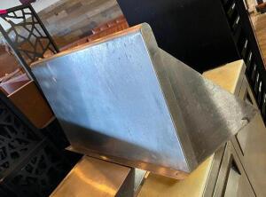 36" X 18" STAINLESS WALL SHELF