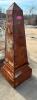 LARGE RUSTY OBELISK GARDEN - 2