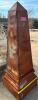 LARGE RUSTY OBELISK GARDEN - 3