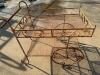 VINTAGE RUSTY FLOWER CART - 2