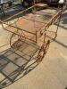 VINTAGE RUSTY FLOWER CART - 3