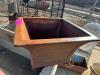 OLD HEAVY IRON PLANTER - 4