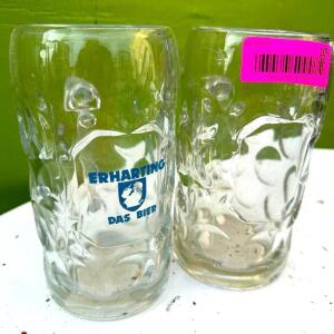 (2) LARGE BEER MUGS