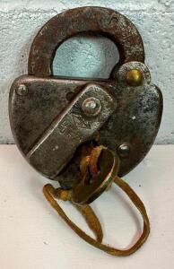 OLD LOCK WITH KEY