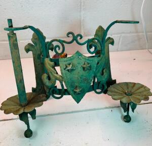 OLD FRENCH ARCHITECTURAL METAL PIECE