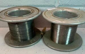 (2) SPOOLS OF THIN WIRE