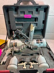 HUSKY PAINT SPRAYER W/ CASE. IN GOOD CONDITION