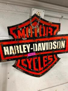 HARLEY DAVIDSON METAL SIGN