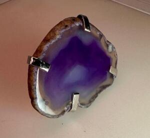 AGATE SLICE RING