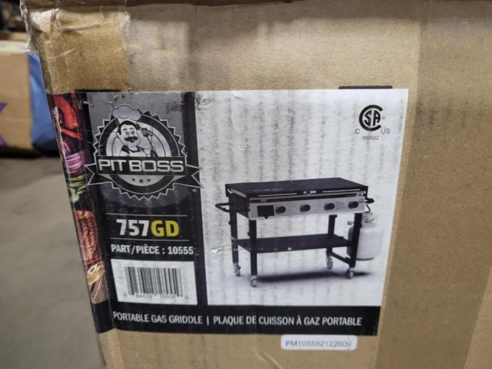 DESCRIPTION (1) GAS GRIDDLE BRAND/MODEL PIT BOSS PB757GD INFORMATION