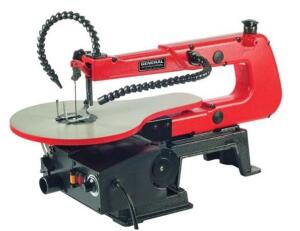 DESCRIPTION (1) GENERAL INTERNATIONAL SPEED SCROLL SAW BRAND/MODEL BT8007 ADDITIONAL INFORMATION WITH FLEX SHAFT/LED WORK LIGHT/1.2 AMP/RETAILS AT $90