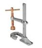 DESCRIPTION: (1) SHOE CLAMP MOUNTING SYSTEM BRAND/MODEL: WILTON #5ERE7 INFORMATION: STEEL, COPPER RETAIL$: $141.22 EA SIZE: 5 1/2 IN MAX. OPENING, 5 1