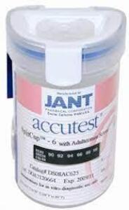 DESCRIPTION: (1) CASE OF (25) SPLIT CUP DRUG TEST CUP BRAND/MODEL: JANT, ACCUTEST #D808AC625 RETAIL$: $451.94 TOTAL QTY: 1