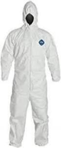 DESCRIPTION: (1) PACK OF (24) DISPOSABLE COVERALLS BRAND/MODEL: KOOLGUARD #107-KG INFORMATION: WHITE/WITH ELASTIC WRIST & ANKLE RETAIL$: $44.00 PER PK