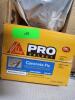 DESCRIPTION: (12) CONCRETE FIX BRAND/MODEL: SIKA PRO SELECT RETAIL$: $9.16 EA SIZE: 10.1 FL OZ QTY: 12 - 2