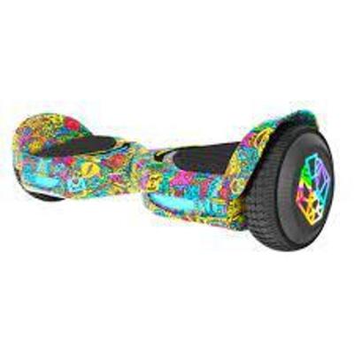 DESCRIPTION: (1) FREESTYLE HOVERBOARD BRAND/MODEL: SWAGTRON MULTICOLOR RETAIL$: $100.00 EA SIZE: 7MPH AGE 13 AND UP QTY: 1