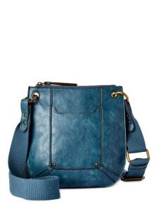 DESCRIPTION: (1) WOMAN'S CROSS BODY PURSE BRAND/MODEL: TIME AND TRU #TT223173 INFORMATION: BLUE RETAIL$: $18.98 EA QTY: 1