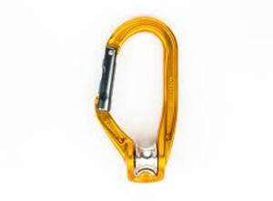 DESCRIPTION: (1) CARABINER PULLEY BRAND/MODEL: PETZL #52TD45 INFORMATION: GOLD RETAIL$: $43.35 EA QTY: 1