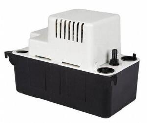 DESCRIPTION (1) LITTLE GIANT CONDENSATE REMOVAL PUMP BRAND/MODEL 554425 ADDITIONAL INFORMATION MEDIUM RESRVOIR/115VAC/MAX HEAD: 20FT/RETAILS AT $73.50