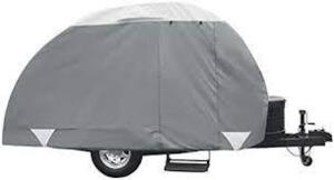 DESCRIPTION: (1) TEARDROP TRAILER COVER BRAND/MODEL: OVERDRIVE POLYPRO 3 RETAIL$: $83.83 EA SIZE: MODEL 4 QTY: 1