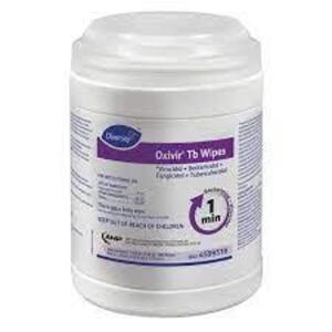 DESCRIPTION: (6) DISINFECTING WIPES CANISTER BRAND/MODEL: OXIVIR TB WIPES RETAIL$: $20.43 EA SIZE: 7X6 QTY: 6