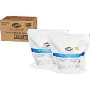 DESCRIPTION: (1) CASE OF (2) HEALTHCARE BLEACH GERMICIDAL WIPES REFILL BRAND/MODEL: CLOROX #30359 RETAIL$: $52.70 EA QTY: 1